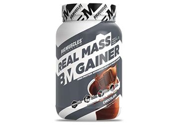 Bigmuscles Nutrition Real Mass Gainer [1Kg, Chocolate] at Just Rs.699